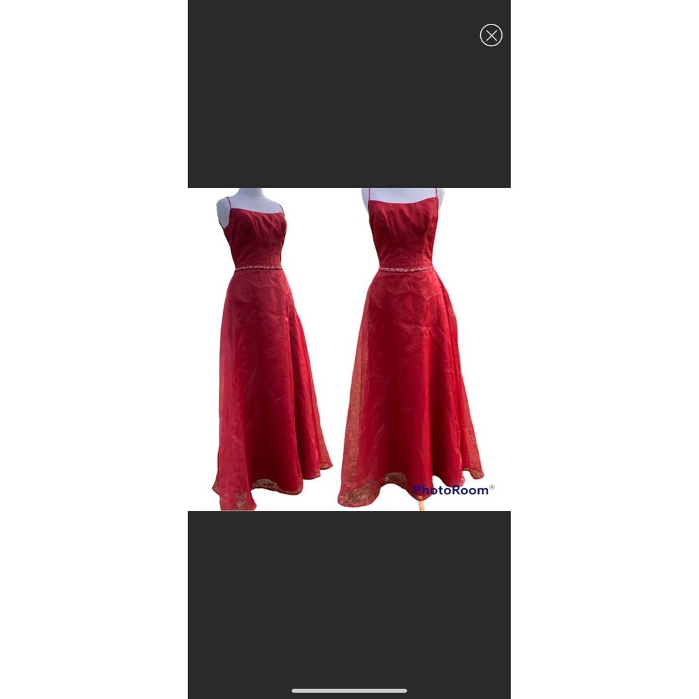 Stunning Vintage MORI LEE Fit & Flare Floor Length Formal Sleeveless dress Prom